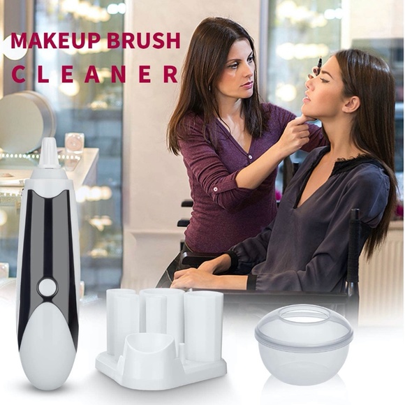 spinning makeup brush cleaning kit - Picture 4 of 12